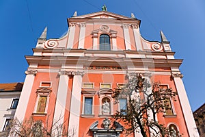 Church in the Center of Ljubljana