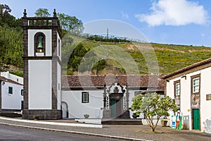 Church and Centro De Turismo in Povoacao on Sao Miguel Island, Azores