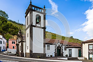 Church and Centro De Turismo in Povoacao on Sao Miguel Island, Azores photo