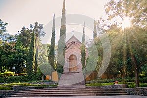 Church on Cerro de las Campanas in Queretaro, Mexico photo