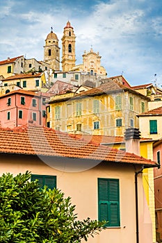 Church in Cervo Cervo During Sunset-Cervo,Italy