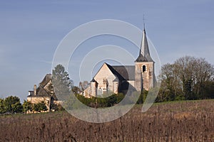 A church in Chateau l'Hermitage