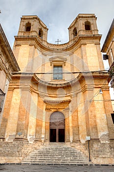 Church chiesa Montevergine San Girolamo, Noto, Sicily, Italy