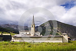 Church Chiese di Santa Maria Nascente in Livigno, Italy