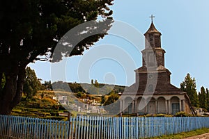 Church of Chiloe, Nercon. photo