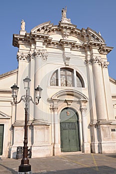 Church in Chioggia, old fishing town