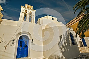 Church in Chora village of Serifos