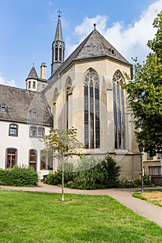 Church of Christ in the historic center of Andernach