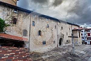 The church of Ciboure, Basque Country, France