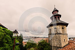 The church of Ciboure, Basque Country, France