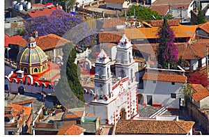 Church in the city of taxco, in Guerrero, mexico XI