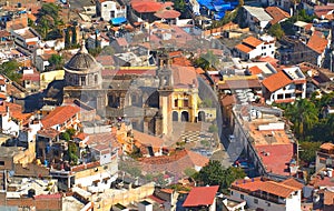 Church in the city of taxco, in Guerrero, mexico XII