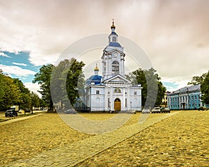 Church in the city of Vyborg, Russia