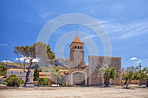 The Church of Colonia de San Pere, Mallorca.