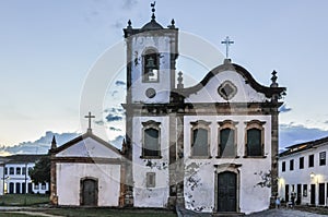 Church in the Colonial Town of Paraty, Brazil