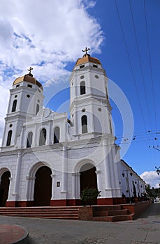 Church in the colonial town of Playa de Belen, in Colombia