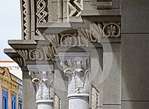 Church columns and capitals, Rio de Janeiro