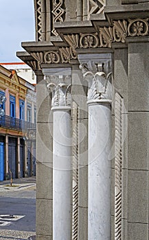 Church columns and capitals, Rio de Janeiro