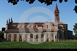 Church and convent of Annunziata at Cortemaggiore, Italy photo