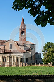 Church and convent of Annunziata at Cortemaggiore, Italy photo