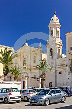 Church and convent del Carmine Trani. Apulia. Italy