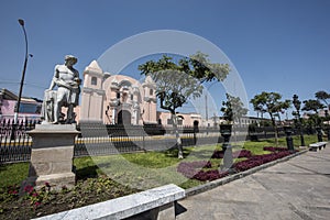 Convent of the Descalzos religious temple and Franciscan convent located in the Lima district of RÃÂ­mac, in Peru photo