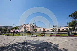 The Church and Convent of the Descalzos religious temple and Franciscan convent located in the Lima photo