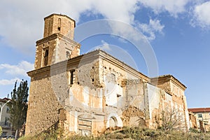 Church of the convent of San Francisco in Ariza town, province of Zaragoza, Aragon, Spain