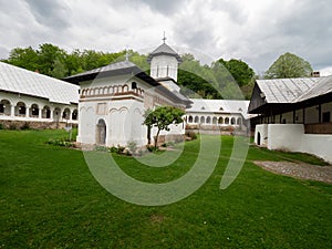 The church of Crasna Hermitage, Gorj County, Romania