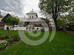 The church of Crasna Hermitage, Gorj County, Romania