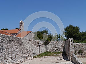 A church in the Croatian town Ugljan