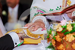 church crown on the altar
