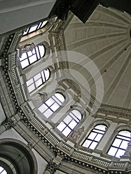 Church cupola inside