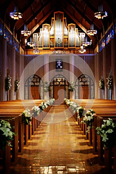 Iglesia decorado boda 