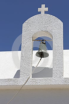 Church detail on a greek island