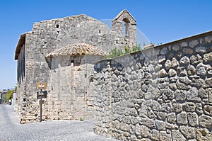 Church di St. Salvatore. Tarquinia. Lazio. Italy.