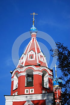 Church of Dimitry on Blood. Kremlin in Uglich.