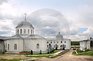 The church in Divnogorsky Uspensky Monastery near Voronezh city, Russia photo