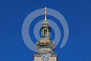 The church on Dolac Market in Zagreb, Croatia