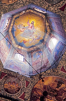 Church dome interior