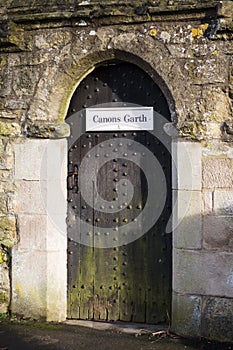 Church Door - Canons Garth