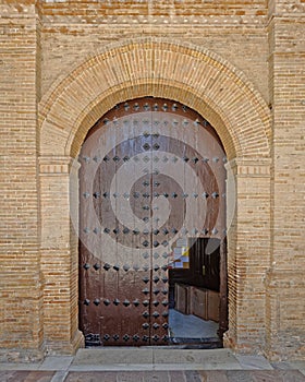 Church door, spain photo