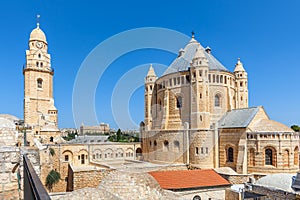 Church of Dormition in Jerusalem. photo