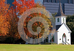 A church in downtown houston, texas