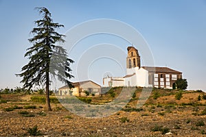 A church in Duenas de Abajo village - Medina del campo photo