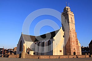 Church dutch city katwijk Netherlands