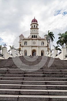 Church in El Cobre village, Cu