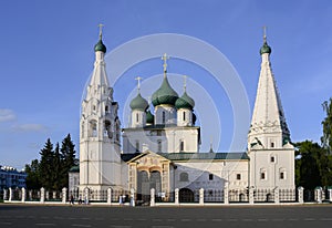 Church of Elijah the Prophet of the 17th century in Yaroslavl, Russia