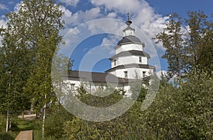 Church of Elijah the Prophet on churchyard Tsypinskom Kirillov district of the Vologda region, Russia