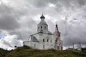 Church of Elijah Prophet at Ivanova grief in bend of Kamenka River. Suzdal